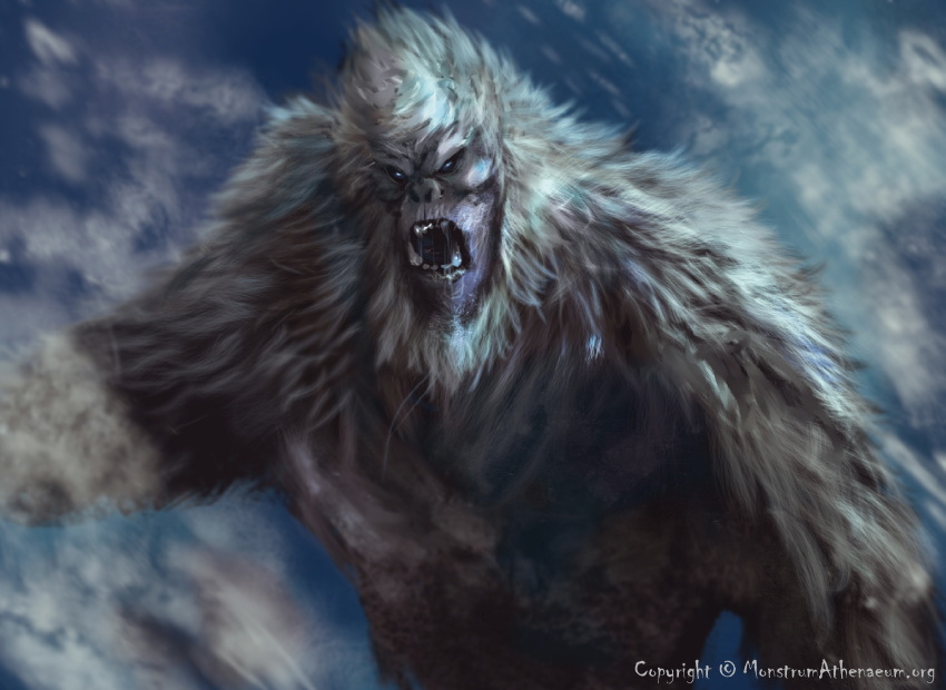 As the owner of those eyes stood up, the man was able to get a better look at the creature's head and upper shoulders. He instinctually knew the family was in trouble because this was no ordinary wild animal but rather something resembling Bigfoot.